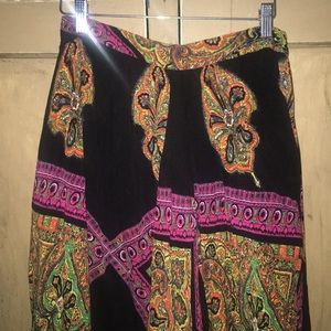 Free People Boho Maxi Skirt